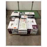 Massive Pallet of Brand Name Misc Faucets, Showers, Fixtures, Towel Bars, Bathroom Fans, Ceiling Fans, Lights, and More **Parts Only** (Lot Great for eBay Sellers) (Internal lot #49)