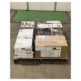 Massive Pallet of Brand Name Misc Faucets, Showers, Fixtures, Towel Bars, Bathroom Fans, Ceiling Fans, Lights, and More **Parts Only** (Lot Great for eBay Sellers) (Internal lot #50)