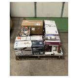 Massive Pallet of Brand Name Misc Faucets, Showers, Fixtures, Towel Bars, Bathroom Fans, Ceiling Fans, Lights, and More **Parts Only** (Lot Great for eBay Sellers) (Internal lot #50)