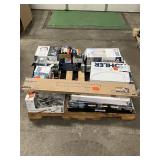 Massive Pallet of Brand Name Misc Faucets, Showers, Fixtures, Towel Bars, Bathroom Fans, Ceiling Fans, Lights, and More **Parts Only** (Lot Great for eBay Sellers) (Internal lot #51)