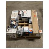 Massive Pallet of Brand Name Misc Faucets, Showers, Fixtures, Towel Bars, Bathroom Fans, Ceiling Fans, Lights, and More **Parts Only** (Lot Great for eBay Sellers) (Internal lot #51)