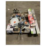 Massive Pallet of Brand Name Misc Faucets, Showers, Fixtures, Towel Bars, Bathroom Fans, Ceiling Fans, Lights, and More **Parts Only** (Lot Great for eBay Sellers) (Internal lot #52)