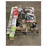 Massive Pallet of Brand Name Misc Faucets, Showers, Fixtures, Towel Bars, Bathroom Fans, Ceiling Fans, Lights, and More **Parts Only** (Lot Great for eBay Sellers) (Internal lot #52)