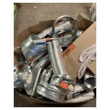 Massive Pallet of HVAC Metal Duct Pipe Tin **Parts ONLY** (Great For eBay Resellers) (Internal lot #53)