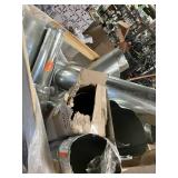 Massive Pallet of HVAC Metal Duct Pipe Tin **Parts ONLY** (Great For eBay Resellers) (Internal lot #54)