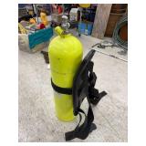 Aluminum Scuba Tank with Backpack Harness
