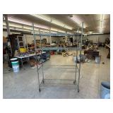 Metal Rolling Shelving Unit