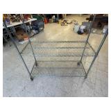 Metal Rolling Shelving Unit