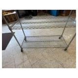Metal Rolling Shelving Unit