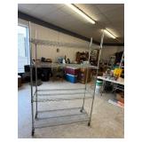 Metal Rolling Shelving Unit