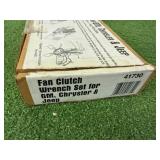 Fan Clutch Wrench Set For GM. Chrysler & Jeep