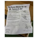 Fan Clutch Wrench Set For GM. Chrysler & Jeep