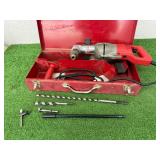 Milwaukee Heavy-Duty Right Angle Drill with Bits