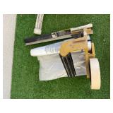 Paint Supplies - Paint Mixer, Brushes, Rollers, Hand-Masker Dispenser & Scraper