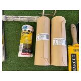Paint Supplies - Paint Mixer, Brushes, Rollers, Hand-Masker Dispenser & Scraper