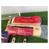 Paint Supplies - Paint Mixer, Brushes, Rollers, Hand-Masker Dispenser & Scraper