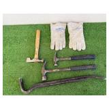 Hammers, Pry Bar & Welding Gloves