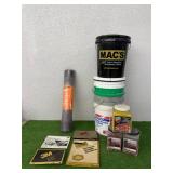 Abrasive Sanding Paper, Flooring Spacers, New Carpet Protector & 5 Gallon Pales