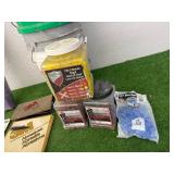 Abrasive Sanding Paper, Flooring Spacers, New Carpet Protector & 5 Gallon Pales