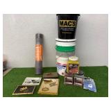 Abrasive Sanding Paper, Flooring Spacers, New Carpet Protector & 5 Gallon Pales