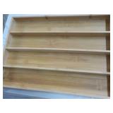2 Wood Organizers 18 x 12 and 11 x ...