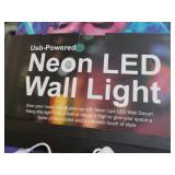 3 Neon LED Wall Lights...