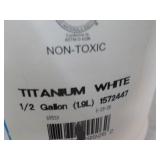 1/2 Gallon Titanium White Acrylic P...
