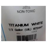1/2 Gallon Titanium White Acrylic P...