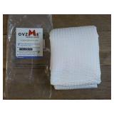 Embossed Dot White Shower Curtain...