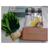 5 Pack Nitrile Coated Gloves, Garde...