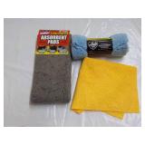 Absorbent Pads and Microfiber Towel...