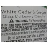 White Cedar and Sage Candle and Can...