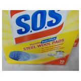 3 Boxes S.O.S Steel Wool Pads...