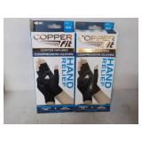 2 pair Copper Fit Compression Glove...