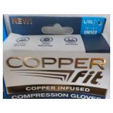 2 pair Copper Fit Compression Glove...