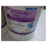3 Ecolab Disinfectant Wipes...