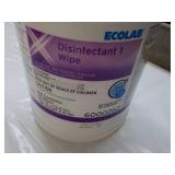 6 Ecolab Disinfectant Wipes...