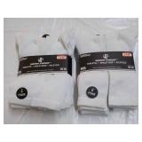 12 pair Wear Proof White Athletic S...