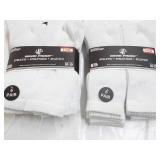 12 pair Wear Proof White Athletic S...
