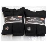 12 pair Wear Proof Black Athletic S...