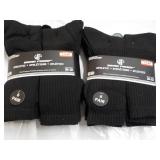 12 pair Wear Proof Black Athletic S...