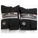 12 pair Wear Proof Black Athletic S...