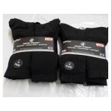 12 pair Wear Proof Black Athletic S...