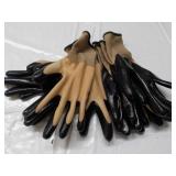 4 Pair Latex Coated Gloves...