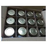 Case of 12 qt Jars with Lids...