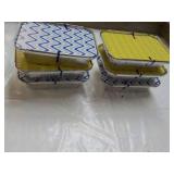 12 Aluminum Oblong Pans with Board ...