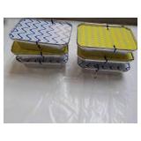 12 Aluminum Oblong Pans with Board ...