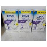 3 Zero Refills...