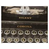 Vintage Smith Corona Silent Portable Manual Typewriter with Case - From 1930's - 1940's