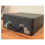 Vintage Smith Corona Silent Portable Manual Typewriter with Case - From 1930's - 1940's